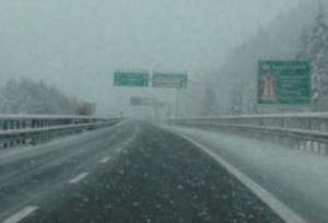 autostrada neve