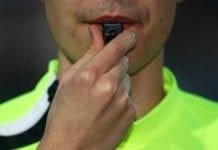 Sesta Godano, arbitro preso a testate da uno spettatore: frattura del naso e 30 giorni di prognosi