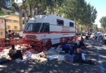 Ventimiglia, due Migranti feriti a colpi di pistola, indagini in corso migranti Ventimiglia