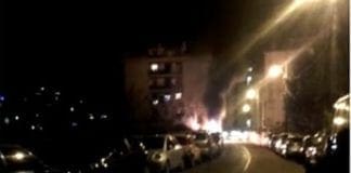 Genova – Auto bruciate in via Berghini, sospetto incendio doloso