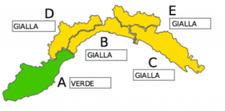 Maltempo Liguria, Allerta Gialla per temporali prolungata allerta gialla