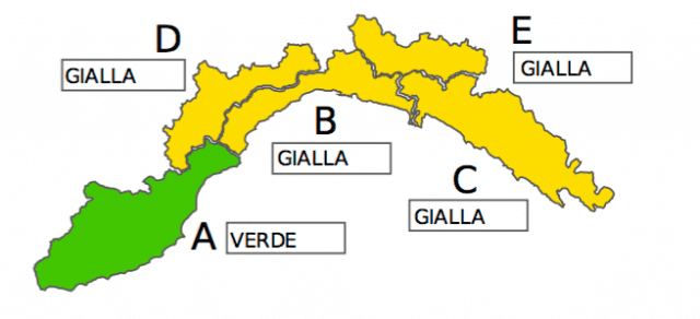 allerta gialla