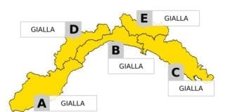 Maltempo Liguria, domani Allerta Gialla su tutta la regione Liguria, allerta gialla su tutta la regione