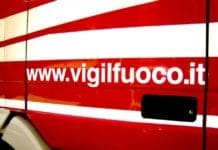 Vado L., camion in fiamme a San Genesio: intervento in corso