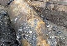 Arma di Taggia, bomba della Seconda Guerra Mondiale ritrovata nel greto del torrente Argentina bomba inesplosa, ordigno bellico