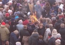 Genova, incendio sulle alture di Cicagna. Intervento di canadair ed elicotteri