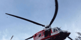 Rapallo, giovane scooterista cade in una scarpata: grave al San Martino elicottero Drago vigili del fuoco