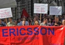 Genova, domani presidio dei lavoratori Ericsson in Piazza Dante