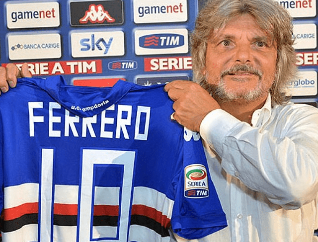 Massimo Ferrero presidente Sampdoria