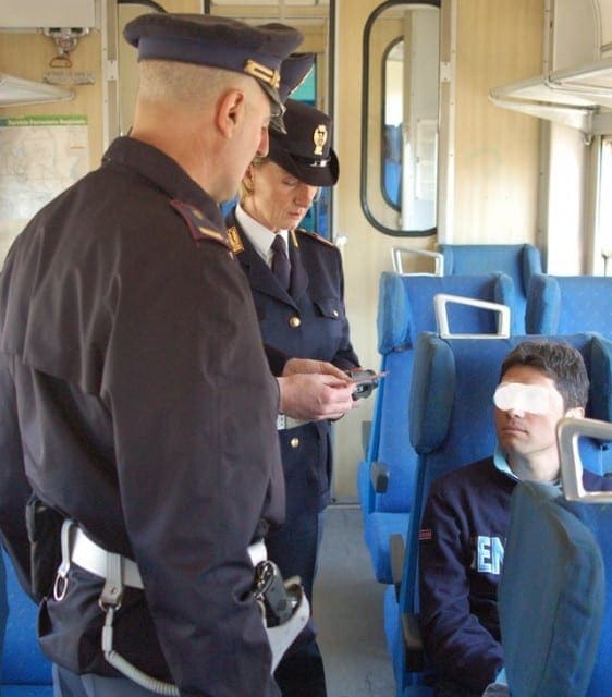 treni controlli polizia
