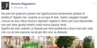 La Spezia – Regazzoni: Sgarbi sta usando piazza Verdi per farsi pubblicità