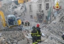 Vigili del Fuoco di Genova all’esercitazione europea in Danimarca Vigili fuoco terremoto Amatrice