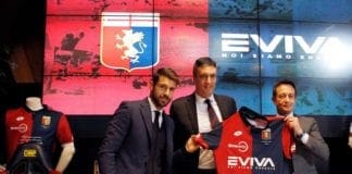 Genoa, sarà “Eviva” il nuovo sponsor della formazione rossoblu