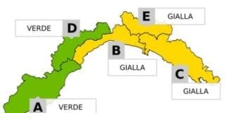 Maltempo in Liguria, prolungata l’allerta gialla su centro e levante regionale