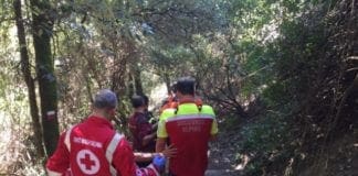 Levanto, Soccorso Alpino in azione per soccorrere una turista danese