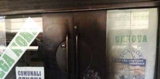 Raid incendiario in via Fieschi, Rossi (Lega Nord): “Genova non sia ostaggio di certi cretini”