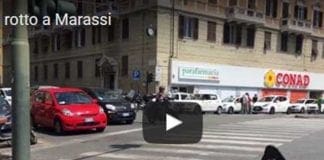 Marassi, tubo rotto in via del Piano