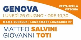 Genova, Bucci il nuovo sindaco: questa sera Salvini e Toti in Corso Italia per festeggiare