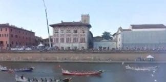 Genova vince regata delle Repubbliche Marinare a Pisa – VIDEO