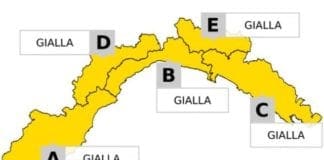 Allerta Meteo gialla per maltempo in Liguria