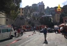 Esplosione in una casa torre a Porto Venere, due feriti