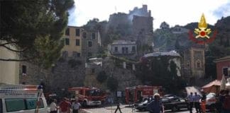 Esplosione in una casa torre a Porto Venere, due feriti