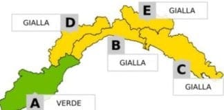 Maltempo Liguria, nel pomeriggio scatta l’Allerta Meteo Gialla sul centro-levante