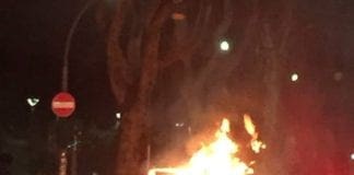 Genova, raffica di incendi a cassonetti e spazzatura