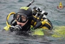 Arenzano, ancora ricerche per il sub scomparso sulla Haven vigili fuoco subacqueo sommozzatore