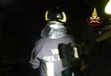 Fiamme in un appartamento di Chiavari, intervento dei Vigili del Fuoco