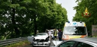 La Spezia, maxi incidente sulla provinciale di Bottagna. Un ferito grave