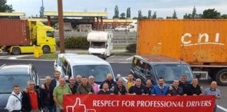Camionisti italiani a Strasburgo per chiedere rispetto e sicurezza per i cittadini