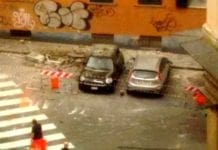 Genova – Crolla un cornicione in via Crimea alla Foce