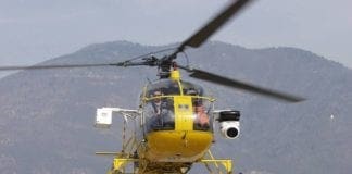 Elicottero giallo di Enel sorvolerà la LIguria per venti giorni