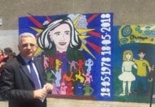 La Spezia, un murales per festeggiare 40 anni della scuola “Anna Frank”