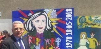 La Spezia, un murales per festeggiare 40 anni della scuola “Anna Frank”