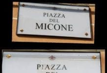 Sestri Ponente – Sostituita la targa sbagliata di piazza dei Micone