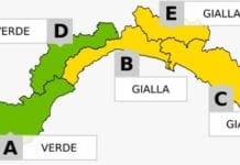 Allerta gialla per possibili temporali sino alle 14