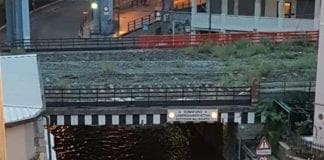 Tubo dell’acqua rotto a Brin, sottopasso allagato sottopasso Brin allagato