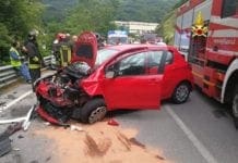 Incidente frontale a Masone, ferita una donna