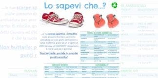 Cittadini sostenibili, parte la campagna per il riciclo di scarpe sportive e infradito