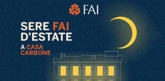 Lavagna, a Casa Carbone aperitivo speciale organizzato dal FAI