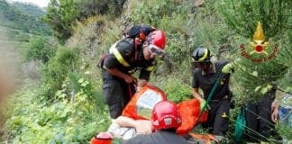 Muzzerone – Cade e si ferisce facendo una escursione, salvato dai vigili del fuoco