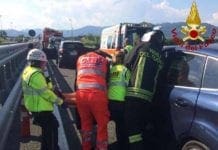 Autostrada A12, tamponamento a catena: un ferito lieve