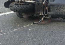 Via xx settembre, pedone travolto da uno scooter
