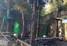 Righi, il Parco Avventura colpito da un incendio durante la notte