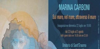 Sori, inaugurazione per la mostra di Marina Carboni presso l’Oratorio di Sant’Erasmo
