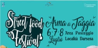 Arma di Taggia, venerdì 6 luglio arriva lo StreetFood Festival
