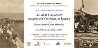 Galata Museo del Mare, al via la mostra Al mare e ai monti: colonie per l’infanzia in Liguria