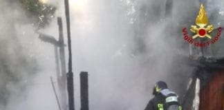 Sarzana, vigili del fuoco salvano pappagalli da un incendio